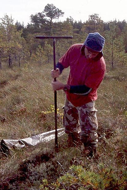 Peat coring