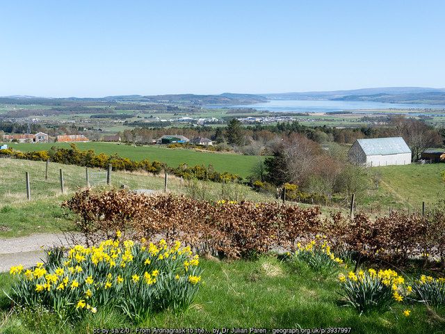 View from hills above Muir of Ord